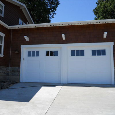 portfolio divided light garage doors contractor picture Snohomish Wa