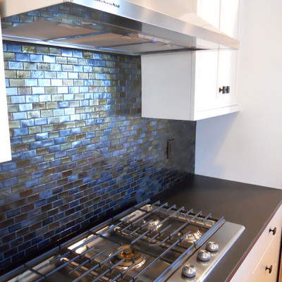 portfolio mosaic tile backsplash Kitchen Aid Appliances