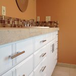 Snohomish WA Bathroom Remodel Double Sink Vanity Storage