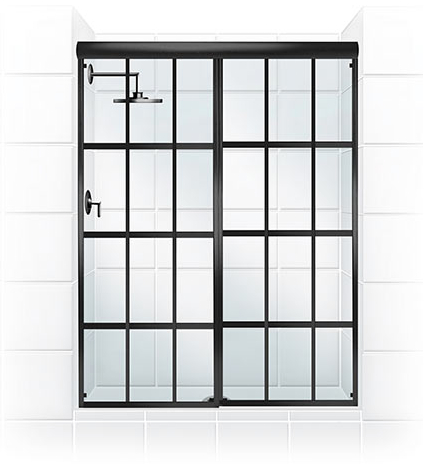 Multifunctional Shower Doors Are All, Gridscape Sliding Shower Door