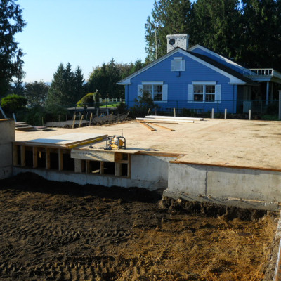 portfolio subfloor garage photo construction house snohomish wa