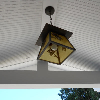 Porch Design Build Contractor Snohomish WA Chandelier