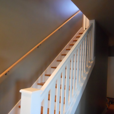 portfolio stair rail treads rider install contractor