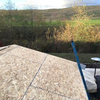 gallery kitchen roof sheathing exterior contractor