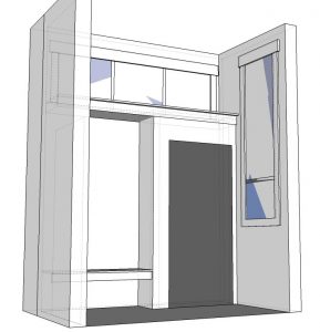 Pre-Construction Ballard Foyer Drawing Services Renovation Remodel