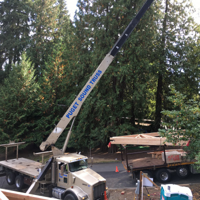 portfolio kenmore trusses boom delivery framing construction builder