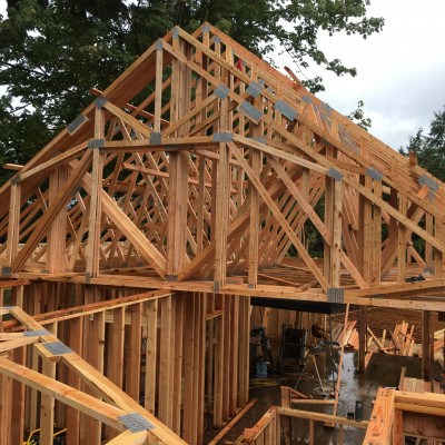portfolio home kenmore wa truss install framing contractor