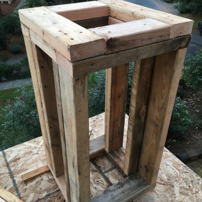 portfolio framing newel post decorative lumber carpentry