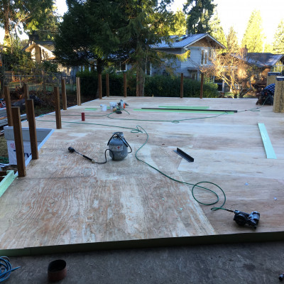 portfolio deck coating residential kenmore wa framing