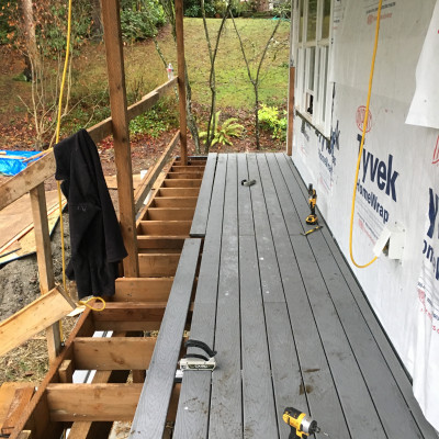 trex portfolio kenmore builder new construction deck install