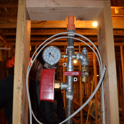 kenmore portfolio fire sprinkler riser new home construction install