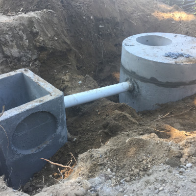 portfolio type 2 catch basin home drainage construction contractor builder local