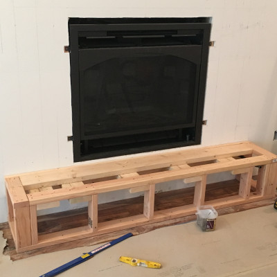 fireplace hearth portfolio framing design build remodel