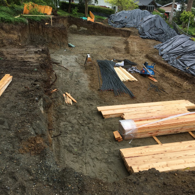 portfolio kenmore wa footing foundation new home construction photo