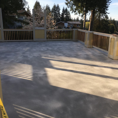 waterproof deck traction sand portfolio service trust construction