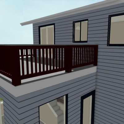 roof top deck addition rendering 3-d woodinville