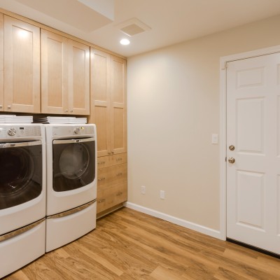 Laundry Contractor Design Build Bothell Basement Remodel