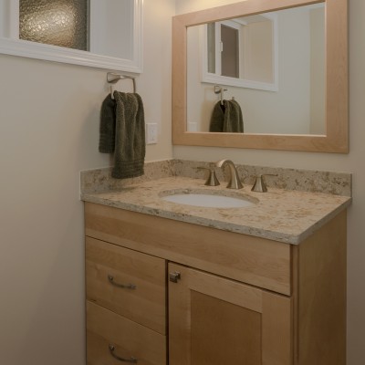 powder room design portfolios Bothell Basement Remodel