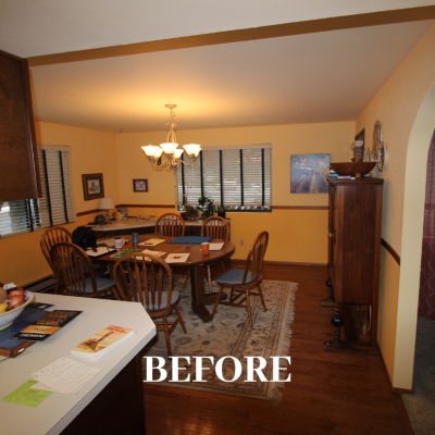 portfolio Before Dining Room kitchen remodel contractor bothell wa