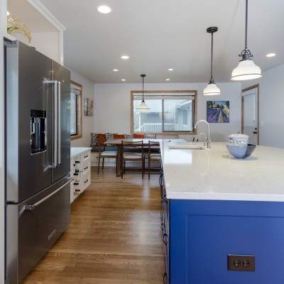 Bothell Kitchen Remodel portfolio hardwood oak floor design image