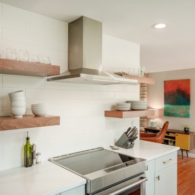 range hood subway tile remodel floating shelf mill creek wa