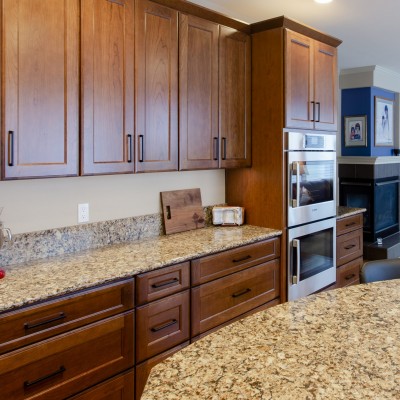 counter space cabinets wood quartz kitchenaid mixer