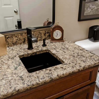 matte black fixtures sink soap dispenser bothell wa bathroom design