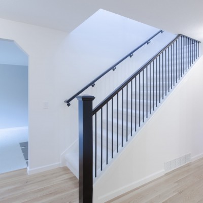 mill creek interior remodel stair railing design