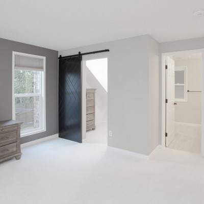 layout update barn door mill creek master bedroom bathroom