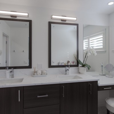 master bathroom remodel makeup vanity custom mill creek design