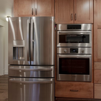 500 Series Combination Oven 30'' Stainless Steel, GE profile smart fridge,