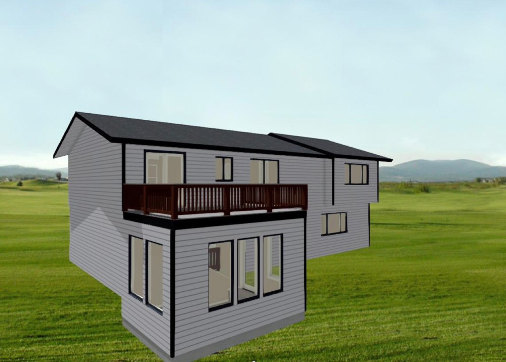 Home-Addition-3D-rendering